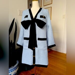 Coco Tweed Bow Dress